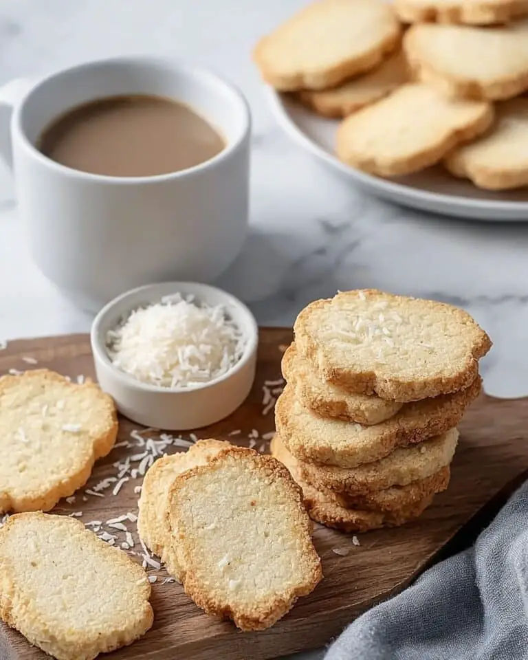 Coconut Shortbread Cookies Recipe