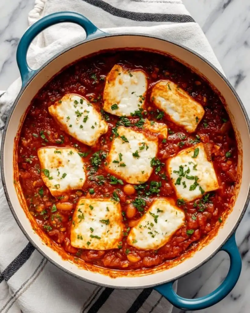 Smoky Tomato & Halloumi Bake Recipe