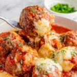 Cheesy Meatball Casserole Recipe