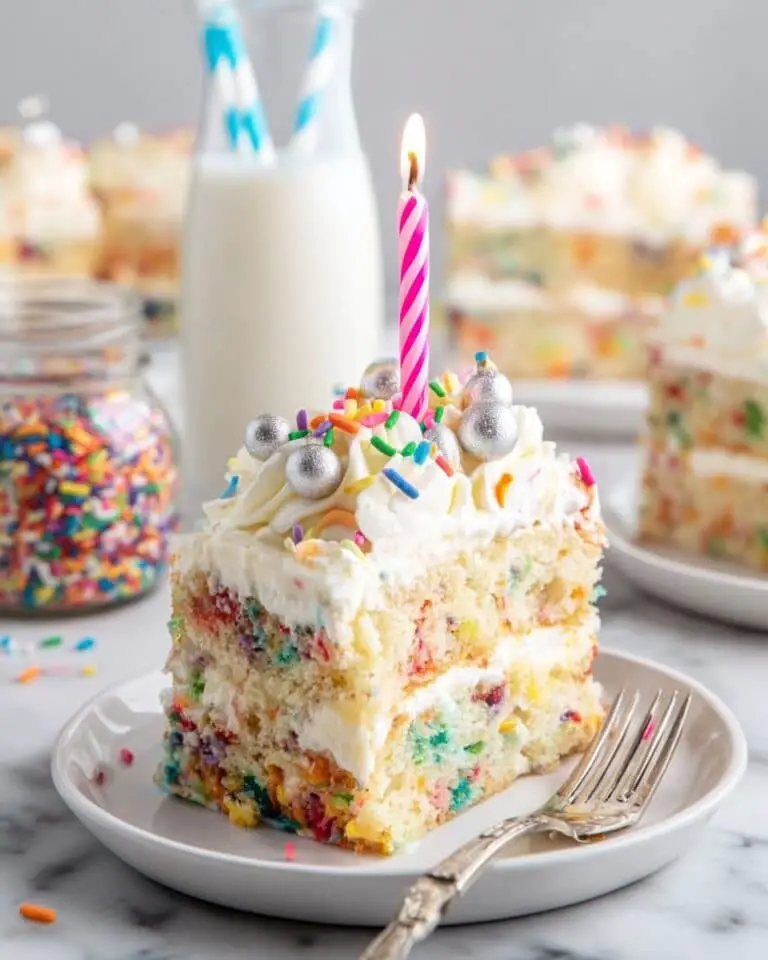 Easy Funfetti Birthday Poke Cake Recipe
