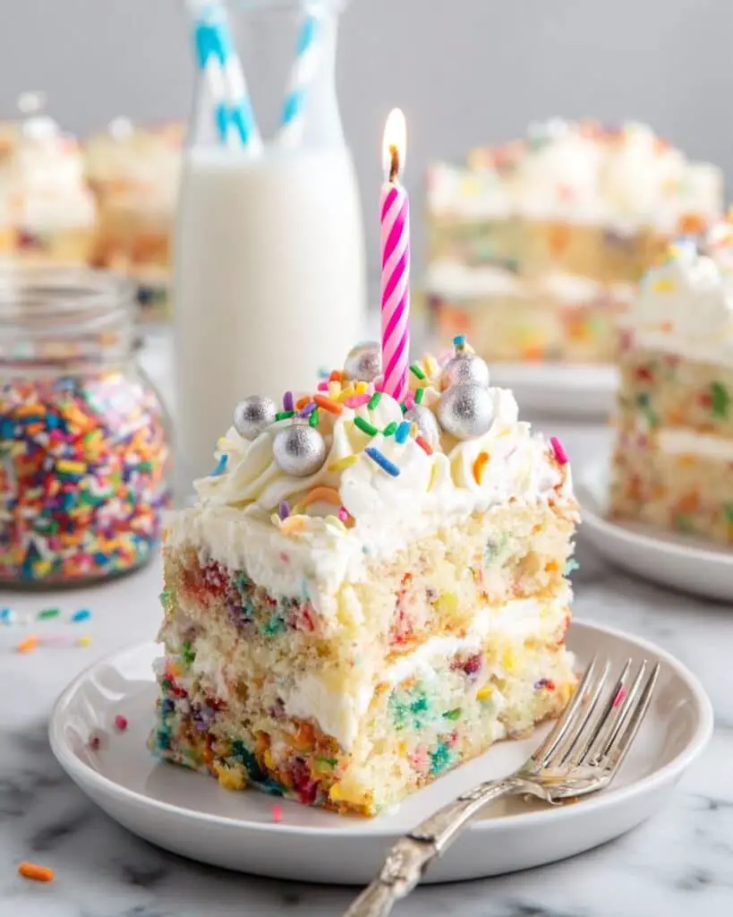 Easy Funfetti Birthday Poke Cake Recipe