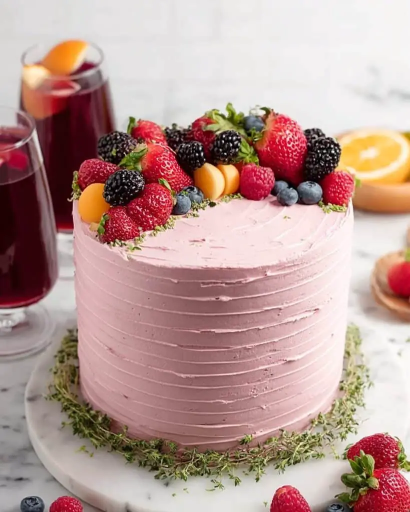Sangria Cake Recipe