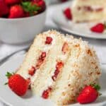 Coconut Strawberry Cake Recipe