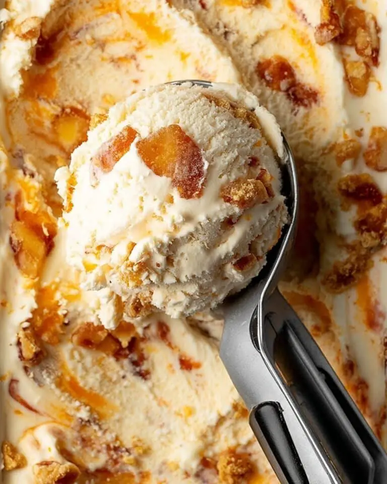 Peach Cobbler Ice Cream Recipe