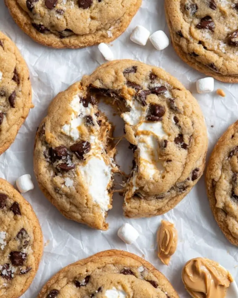 Peanut Butter Marshmallow Cookies Recipe