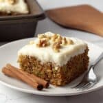 Zucchini Spice Cake With Cream Cheese Frosting Recipe