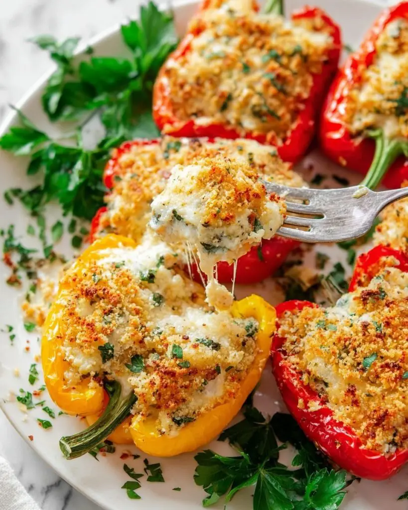 Tuscan Ricotta Stuffed Peppers Recipe