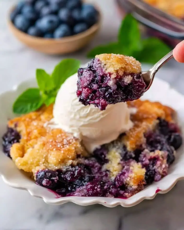 A Simple Blueberry Cobbler Recipe