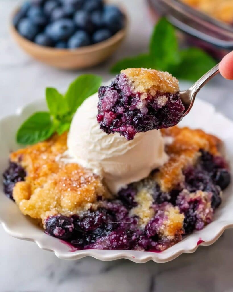 A Simple Blueberry Cobbler Recipe