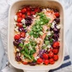 Baked Feta Salmon Recipe
