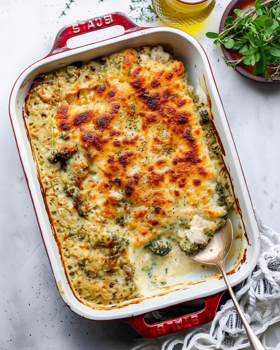 Cheesy Chicken and Broccoli Quinoa Bake Recipe