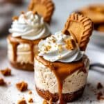 No Bake Mini Biscoff Cheesecakes Recipe