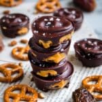 No Bake Peanut Butter Pretzel Date Bites Recipe