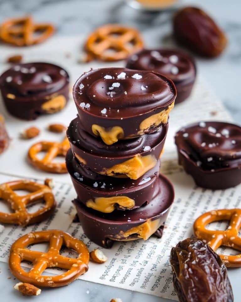 No Bake Peanut Butter Pretzel Date Bites Recipe
