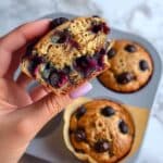 Cottage Cheese Blueberry Muffins Recipe