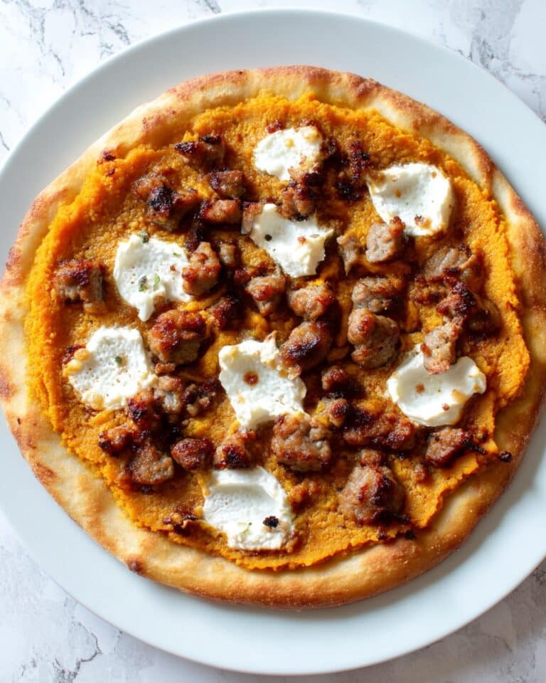 Air Fryer Savory Pumpkin Ricotta Pizza Recipe
