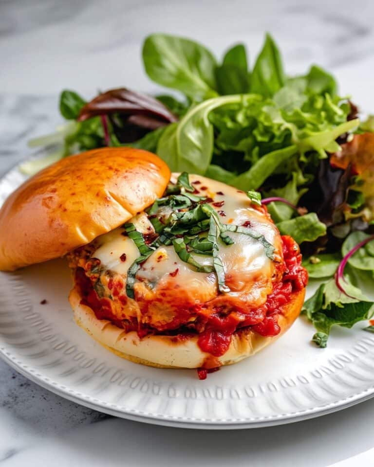 Italian Chicken Parmesan Burgers Recipe