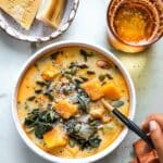 Butternut Squash, Kale, and White Bean Soup Recipe